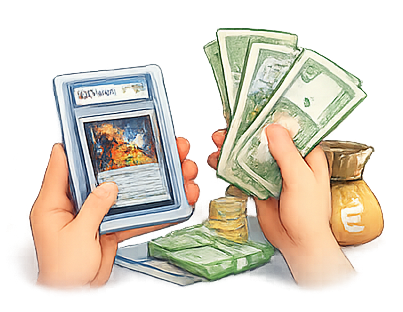 Sofortige Zahlung bei Verkauf